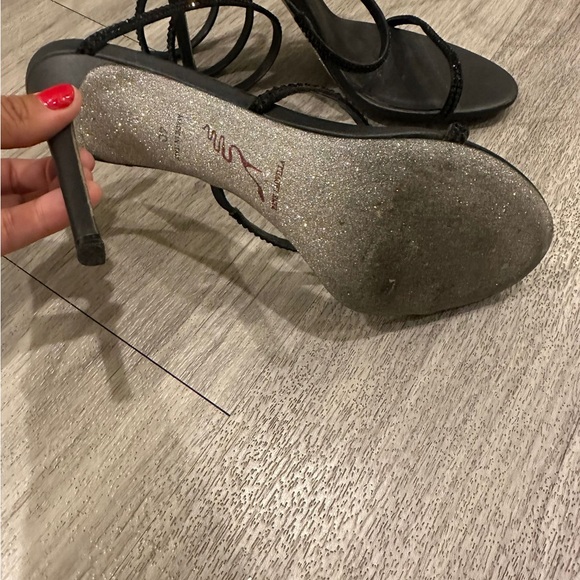 Rene Caovilla black Cleo sandals!!!! Size 40 European - Picture 5 of 8